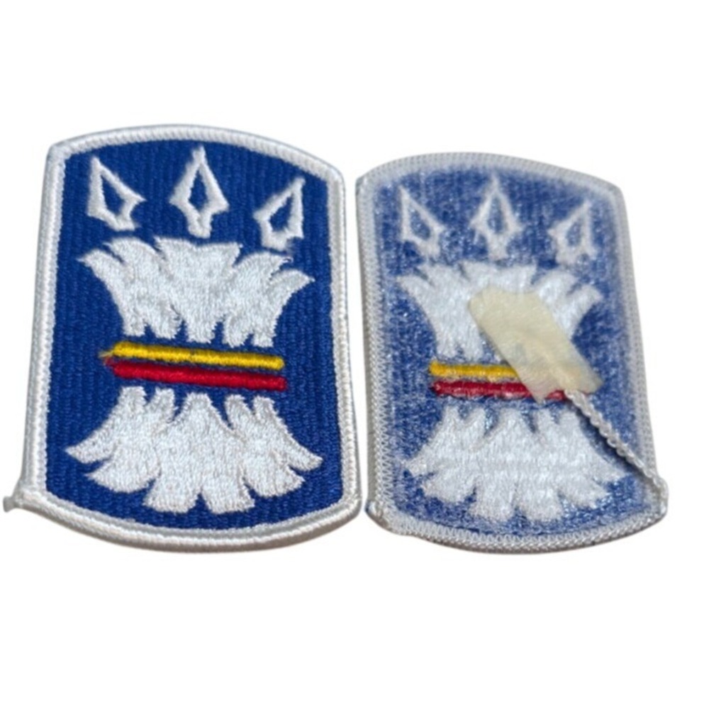 Lot of 3 US Army 157th Infantry Division Full Color Patch Government Issue USGI